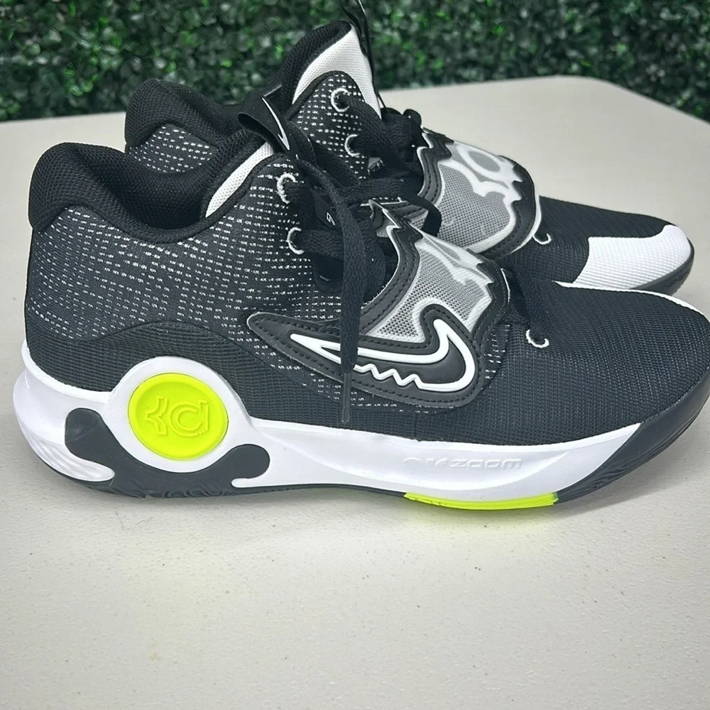 Men's Nike KD Trey 5 X Black/Volt/White Shoes size 10.5